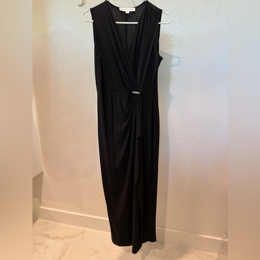 Emma & Michele Black Maxi Dress